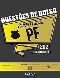 Livro Questões de Bolso: Policia Federal 2286 Questões - Alfacon