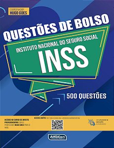 Livro Questões de Bolso Inss: 500 Questões - Equipe Alfacon