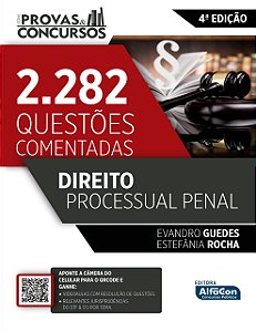 Livro Série Provas & Concursos - Direito Processual Penal - Guedes - AlfaCon