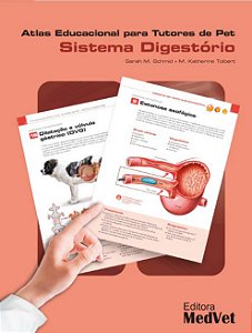 Livro Atlas Educacional para Tutores de Pet Sistema Digestório - Schmid - Medvet