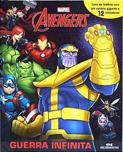 Livro Avengers - Guerra Infinita - Disney