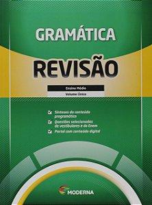 Livro Caderno de Revisão - Gramática - Volume Único - Moderna