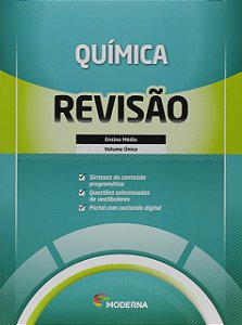 Livro Caderno de Revisao - Quimica - Volume Unico - Editora Moderna