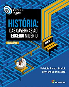 Livro Vereda Digital - Historia das Cavernas - Volume Unico - Mota/braick