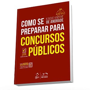 Livro Como se Preparar para Concursos Publicos - Andrade