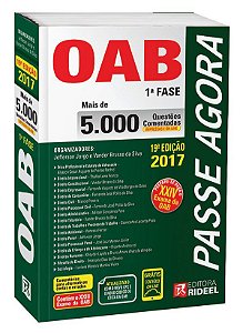 Livro Passe Agora - Mais de 5.000 Questoes Comentadas da Oab - 1 Fase - Jorge/silva (orgs.)
