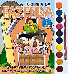 Livro Turminha da Fazenda  para Pintar - Editora On-lin