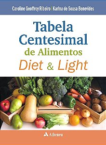 Livro Tabela Centesimal de Alimentos Diet e Light - Ribeiro