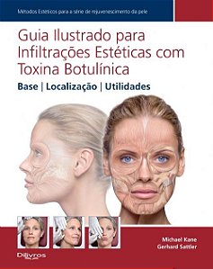 Livro Guia Ilustrado para Infiltrações Estéticas com Toxina Botulínica - Kane - Dilivros