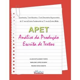 Livro Apet Análise da Produção Escrita de Textos - Scarpa - Pulso