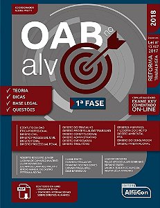 Livro Oab No Alvo 1 Fase - Alfacon