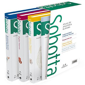 Livro Sobotta Atlas de Anatomia Humana 3 Vol - Paulsen - Guanabara