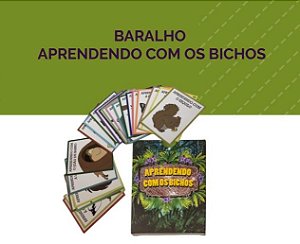 Livro Baralho Aprendendo com os Bichos - Afettus