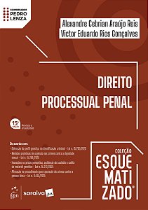 Livro Direito Processual Penal - Esquematizado 15ª Ed
