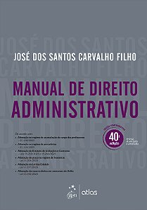 Livro Manual de Direito Administrativo 40ª Edição 2026