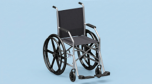 Cadeira de Rodas Jaguaribe 1009 Pneu Maciço