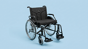 Cadeira de Rodas Jaguaribe Big Obeso - Assento 60cm