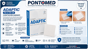 Adaptic™ 7,6 × 7,6 cm