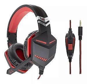 Headset Gamer Fr-510 Deep Bass Fone Ouvido Microfone P2 Pc Ps4