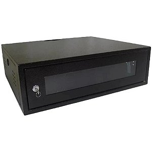 Rack Desmontado Visor de Acrílico 19" 3u X 350mm Preto Gforce