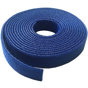 Organizador Velcro Rolo 3m/20mm Azul Multitoc