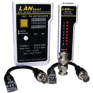 Multi Testador de Cabos Rj45/11/bnc 2flex