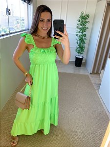 VESTIDO HELO - VERDE
