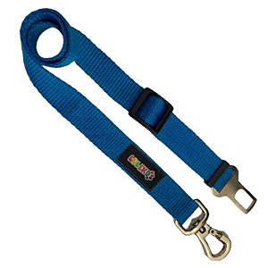 Cinto de Segurança Pet Colorido Luleko - Azul Claro