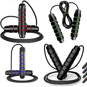 Corda De Pular Speed Rope Crossfit com rolamento Profissional cabo aço  Ajustável - Pulsar Sports