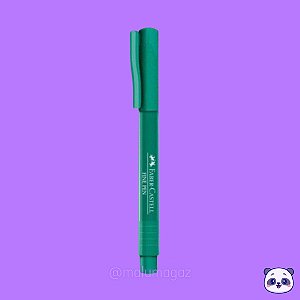 Caneta FABER CASTELL Hidrográfica Fine Pen 0.4mm Verde Água