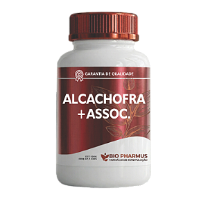 Alcachofra 100mg + Curcuma Zedoaria 200mg + Clorella Algas Grandes 100mg - Biopharmus