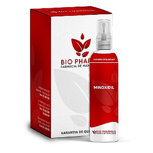 Minoxidil 5% + Bioex capilar 5% + Capila longa 1% + Auxina Tricógena 12% (120ml) - Bio Pharmus