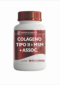 Colágeno Tipo II 40mg + Msm 50mg + Ácido Hialurônico 100mg + Move 50mg - Bio Pharmus