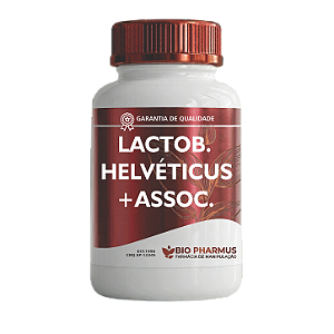 Lactobacillus helveticus 1 Bilhão UFC + Lactobacillus Plantarum 1 Bilhão UFC + Bifidobacterium longum 1 Bilhão UFC + Bifidobacterium infantis 1 Bilhão UFC (60 cápsulas)