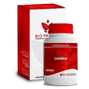 Cafeína 100mg - Biopharmus