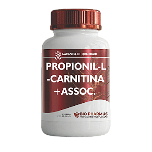 Propionil L Carnitina 500mg ( Pote Separado) + Ácido Alfa Lipóico 200mg - Bio Pharmus