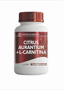 Citrus Aurantium 200mg + L Carnitina 200mg ( Pote separado) + Picolinato de Cromo 500mcg + Chá Verde 150mg - Biopharmus
