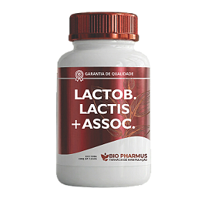Lactobacillus lactis 500 milhões UFC + Lactobacillus casei 500 milhões UFC + Bifidobacterium bifidum 500 milhões UFC - Bio Pharmus