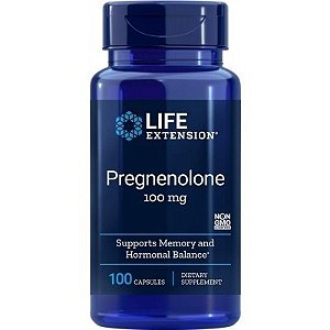 Pregnenolone, 100 mg - 100 Cápsulas