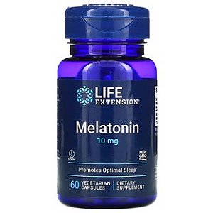 Melatonina, 10 mg - 60 Cápsulas Vegetarianas