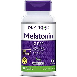 Melatonina time release, 5 mg - 100 Comprimidos