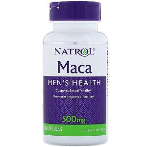 Maca, 500 mg, 60 cápsulas