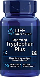 Triptofano OtimizadoPlus (Optimized Tryptophan Plus), 90 Cápsulas Vegetarianas