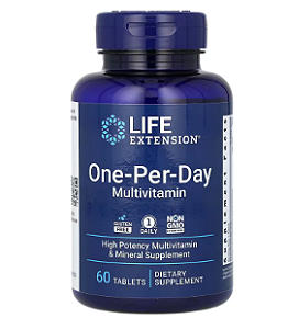 One-Per-Day Multivitamin, 60 Tablets - Life Extension