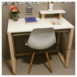 Mesa Homeschooling com base deslizante