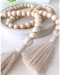 Colar de mesa rústico com tassel