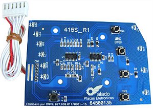 Placa Interface Led Azul Lavadora Electrolux LTC10 / LTC15 - 64500135 /A99035301