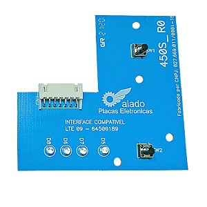 Placa Interface Lavadora Electrolux LTE09 - 64500189 / 64800628