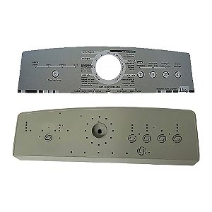 Kit suporte da placa + Adesivo lavadora Brastemp BWL11
