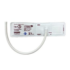 BRAÇADEIRA NEONATAL DESCARTAVEL 1 VIA - CONECTOR PHILIPS - TAMANHO 2 - 4-8 CM - UNIMED